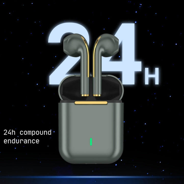 J18 Bluetooth 5.0 TWS Auricolari wireless in-ear Cuffie a lunga durata della batteria, J18 (Blue)