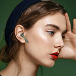J18 Bluetooth 5.0 TWS Auricolari wireless in-ear Cuffie a lunga durata della batteria, J18 (Blue)