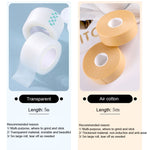 10 adesivi antiusura per tallone da 5 m/rotolo per la cura dei piedi, Transparent, Yellow