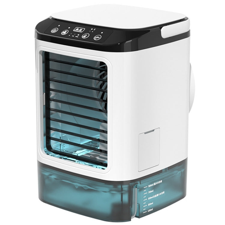 Mini ventilatore da tavolo per aria fredda, umidificatore domestico, ventilatore per aria condizionata a doppio spruzzo, Without Plug, With CN Plug
