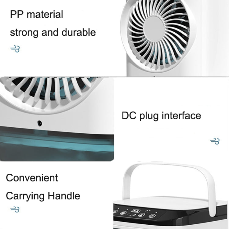 Mini ventilatore da tavolo con umidificatore 900 ml