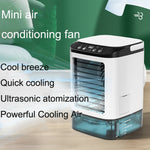 Mini ventilatore da tavolo con umidificatore 900 ml