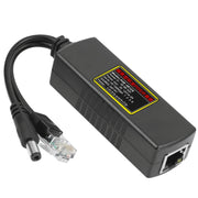 POE-4812G Splitter POE IEEE 802.3AF Standard Uscita 12V Ingresso 48V per sistema di sicurezza telecamera IP CCTV, POE-4812G
