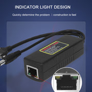 POE-4812G Splitter POE IEEE 802.3AF Standard Uscita 12V Ingresso 48V per sistema di sicurezza telecamera IP CCTV, POE-4812G