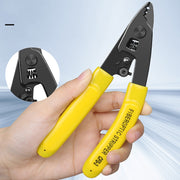 Pinza spelafili a 3 fori per fibra ottica CFS-3 per rivestimento cavo in fibra OM1 OM2 OM3 OM4, Black