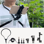 Supporto da collo e fascia toracica per smartphone