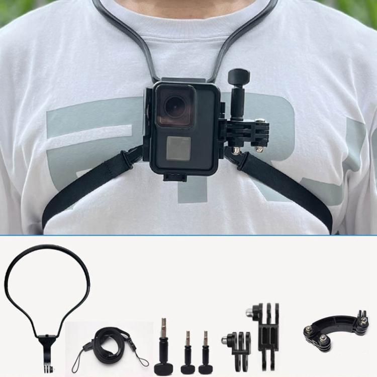 TUYU Supporto per fotocamera da collo Supporto per fascia toracica per telefono cellulare per riprese video // POV, Standard (Black), Standard (Blue), With Phone Clip (Black), With Phone Clip (Blue), Vertical Shooting (Black), Vertical Shooting (Blue)�...