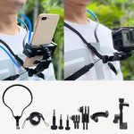 Supporto da collo e fascia toracica per smartphone