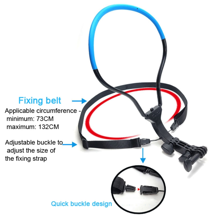 TUYU Supporto per fotocamera da collo Supporto per fascia toracica per telefono cellulare per riprese video // POV, Standard (Black), Standard (Blue), With Phone Clip (Black), With Phone Clip (Blue), Vertical Shooting (Black), Vertical Shooting (Blue)�...