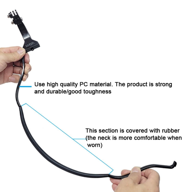 TUYU Supporto per fotocamera da collo Supporto per fascia toracica per telefono cellulare per riprese video // POV, Standard (Black), Standard (Blue), With Phone Clip (Black), With Phone Clip (Blue), Vertical Shooting (Black), Vertical Shooting (Blue)�...