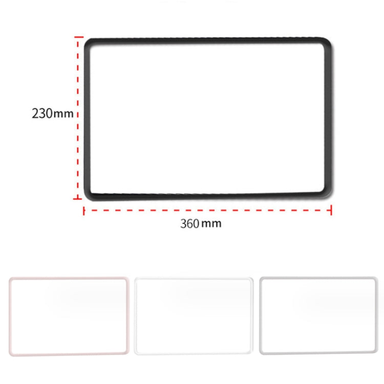 Per Tesla Model3/Y Cornice in silicone con copertura protettiva per paraurti schermo, For Tesla Model3/Y Black, For Tesla Model3/Y Pink, For Tesla Model3/Y White, For Tesla Model3/Y Gray