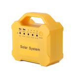 Kit energia solare 7Ah 10W con luce LED emergenza