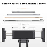 Supporto per telefono cellulare con montaggio a parete per tablet PC in lega di alluminio 2 in 1