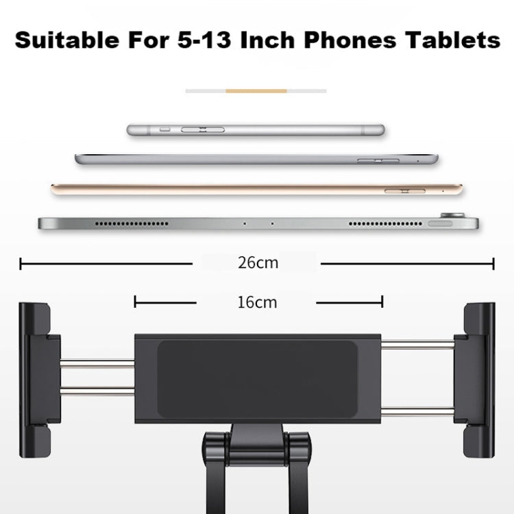 Supporto per telefono cellulare con montaggio a parete per tablet PC in lega di alluminio 2 in 1