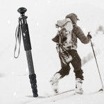 Supporto per selfie con bastone da alpinismo per monopiede per fotocamera DSLR in fibra di carbonio, P285C