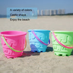 13 pezzi/set giocattoli da spiaggia per bambini set grande pala da sabbia secchio strumenti per scavare la sabbia clessidra, Blue Round Castle, Pink Round Castle, Green Round Castle, Blue Lace Barrel, Pink Lace Barrel, Purple Lace Barrel               ...
