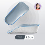 Solette Cuscinetti per scarpe di supporto per arco plantare elastici morbidi e leggeri, 2.5CM Increase Height Men, 3.5CM Increase Height Men, 1.5CM Increase Height Women, 2.5CM Increase Height Women, 3.5CM Increase Height Women