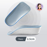Solette Cuscinetti per scarpe di supporto per arco plantare elastici morbidi e leggeri, 2.5CM Increase Height Men, 3.5CM Increase Height Men, 1.5CM Increase Height Women, 2.5CM Increase Height Women, 3.5CM Increase Height Women