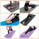 Tappetino da yoga NBR 187 x 62,5 x 0,8 cm Tappetino da fitness antiscivolo allargato e ispessito