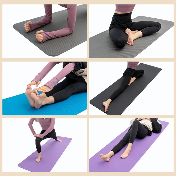 Tappetino da yoga NBR 187 x 62,5 x 0,8 cm Tappetino da fitness antiscivolo allargato e ispessito