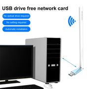 Ricevitore Wifi per computer desktop e laptop MERCURY MW150UH Mini scheda di rete wireless USB