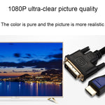 Cavo HD bidirezionale da HDMI a DVI 24+1P 1080P da 3 m per collegare il computer al monitor, HDMI To DVI