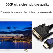 Cavo HD bidirezionale da HDMI a DVI 24+1P 1080P da 3 m per collegare il computer al monitor, HDMI To DVI