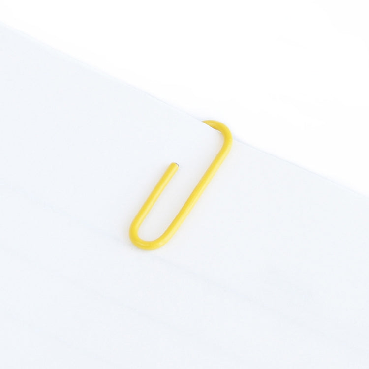 Deli 0024 Graffette per carta a colori per classificazione e archiviazione di file da 100 pezzi/scatola da 2,8 cm, 100pcs Paper Clips