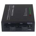 Switch Ethernet 10/100M con 2 porte in fibra e 4 porte LAN Switch in fibra ottica, 2 Fiber Port & 4 LAN Port 100Mbps