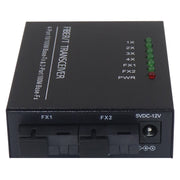Switch Ethernet 10/100M con 2 porte in fibra e 4 porte LAN Switch in fibra ottica, 2 Fiber Port & 4 LAN Port 100Mbps
