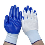 1 paio di guanti di sicurezza sul lavoro Guanti in mezza gomma nitrilica resistenti all'abrasione e all'olio