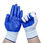 1 paio di guanti di sicurezza sul lavoro Guanti in mezza gomma nitrilica resistenti all'abrasione e all'olio