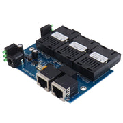 Ricetrasmettitore in fibra AAB-PCBA 100 Mbps con 3 porte in fibra + 2 porte Ethernet, 3 Fiber Port+2 Ethernet Port AAB-PCBA