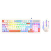Tastiera K-Snake cablata per e-sport, mouse meccanico, tastiera per computer desktop a 98 tasti, Keyboard+Mouse (Blue), Keyboard+Mouse (Gray), Keyboard+Mouse (Pink), Single Keyboard (Blue), Single Keyboard (Pink), Single Keyboard (Gray)