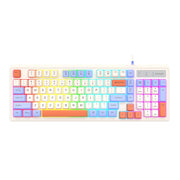 Tastiera K-Snake cablata per e-sport, mouse meccanico, tastiera per computer desktop a 98 tasti, Keyboard+Mouse (Blue), Keyboard+Mouse (Gray), Keyboard+Mouse (Pink), Single Keyboard (Blue), Single Keyboard (Pink), Single Keyboard (Gray)