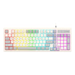 Tastiera K-Snake cablata per e-sport, mouse meccanico, tastiera per computer desktop a 98 tasti, Keyboard+Mouse (Blue), Keyboard+Mouse (Gray), Keyboard+Mouse (Pink), Single Keyboard (Blue), Single Keyboard (Pink), Single Keyboard (Gray)
