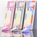 Tastiera K-Snake cablata per e-sport, mouse meccanico, tastiera per computer desktop a 98 tasti, Keyboard+Mouse (Blue), Keyboard+Mouse (Gray), Keyboard+Mouse (Pink), Single Keyboard (Blue), Single Keyboard (Pink), Single Keyboard (Gray)