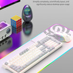 Tastiera K-Snake cablata per e-sport, mouse meccanico, tastiera per computer desktop a 98 tasti, Keyboard+Mouse (Blue), Keyboard+Mouse (Gray), Keyboard+Mouse (Pink), Single Keyboard (Blue), Single Keyboard (Pink), Single Keyboard (Gray)