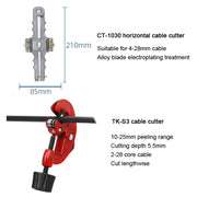 YH-G11 Kit di utensili per fibra ottica 11 in 1 TK-S3 Kit coltello e spelacavi, TK-S3  Kit