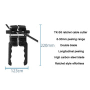 YH-G10 Kit di strumenti per fibra ottica 10 in 1 TK-S6 Coltello per cavi e kit spelafili, Cable Knife and Stripping Kit