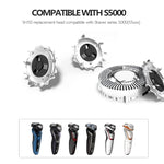 Per rasoio elettrico Philips serie S5000 SH50 testina di ricambio con tre testine integrali, SH50  Blade Head