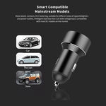 Mini caricatore da auto multifunzionale con doppio display digitale USB