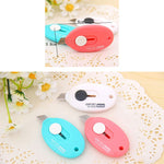 Deli 2050 Piccolo mini coltello multiuso color caramello per cancelleria