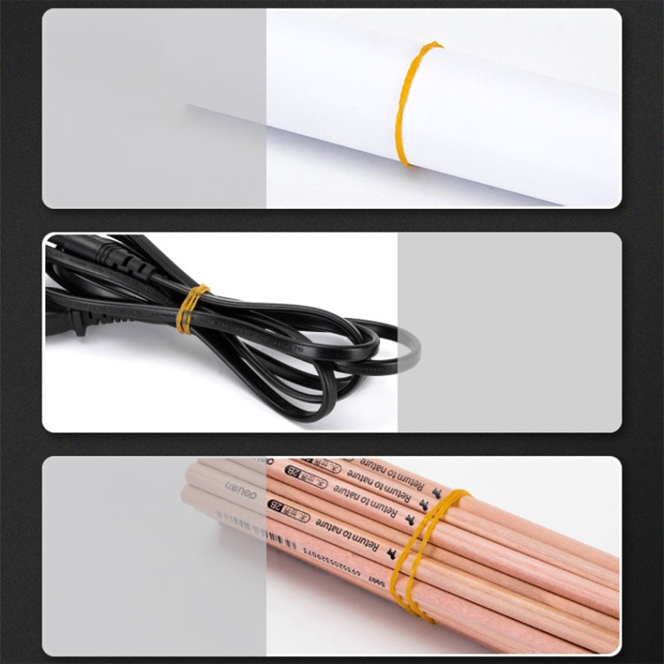 Deli 3218 100 pz/pacco Forniture per ufficio Elastico Anello in gomma