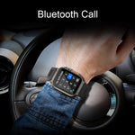 A70 1.96 pollici monitoraggio sanitario multifunzionale IP68 impermeabile chiamata Bluetooth Smart Watch, Black, Orange