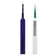 2 pz/set Penna per Pulizia in Fibra Ottica Endface Cleaner Strumento di Pulizia in Fibra Ottica per 1.25mm LC/Mu e 2.5mm SC/ST/FC, SC+LC