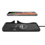 Base in silicone di ricarica wireless per auto da 15 W per telefoni Apple Android, TYPE-C Interface