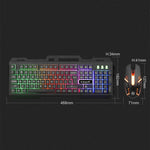 Kit tastiera e mouse K-Snake Mechanical Feel Tastiera per computer con 104 tasti cablati USB, Keyboard+Mouse (Black Gray), Keyboard+Mouse (White Blue), Keyboard+Mouse (White), Keyboard+Mouse (Black), Single Keyboard (White), Single Keyboard (Black)