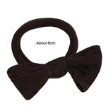 Accessori per capelli con fiocco da donna Fascia per capelli elasticizzata Elastico senza segni di cravatta