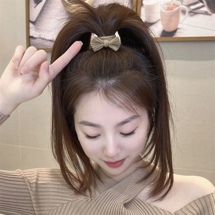 Accessori per capelli con fiocco da donna Fascia per capelli elasticizzata Elastico senza segni di cravatta